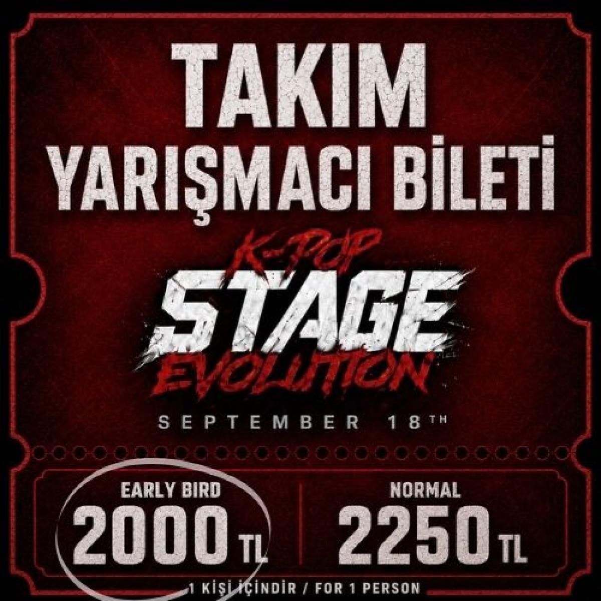 Early bird / Team Dancer Pass / K-Pop Stage Evolution