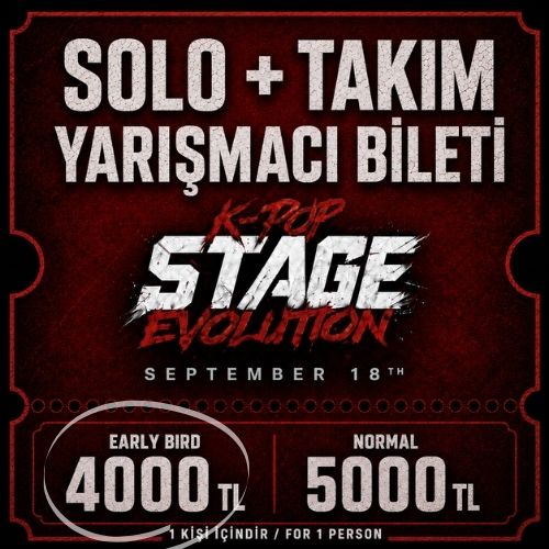 Early bird / Solo + Team Dancer / K-Pop Stage Evolution