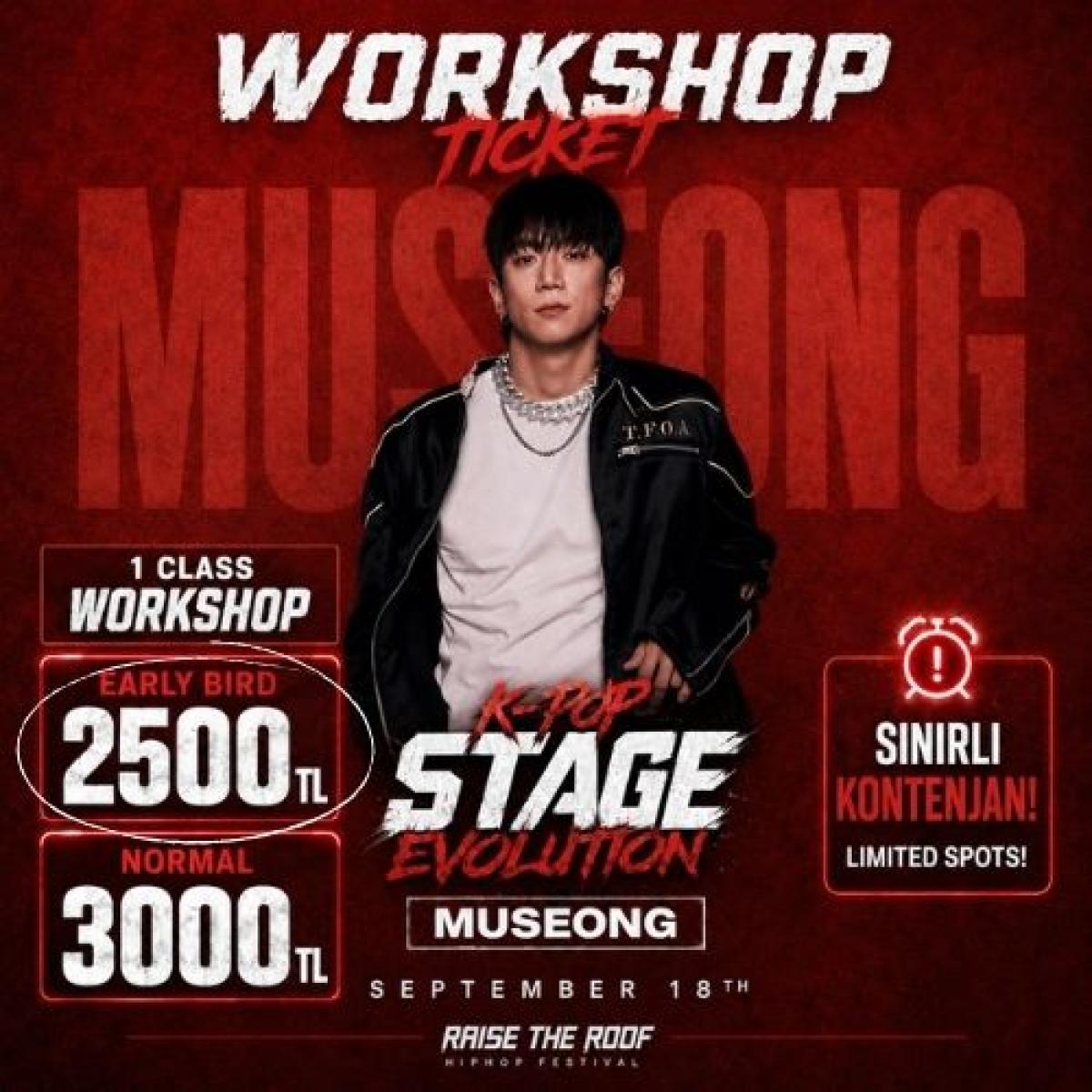 Early bird / 1 Class Museong Workshop/ K-Pop Stage Evolution