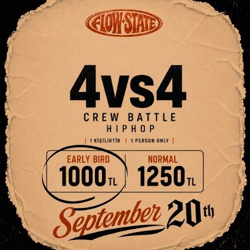 Early Bird / 4 vs 4 Crew / FLOWSTATE BATTLE